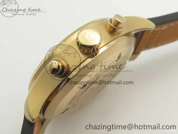 MIROTIME 0523 Sleek Pilot Chrono 377721 “Le Petit Prince” RG ZF 1:1 Best Edition on Brown Leather Strap A 7182